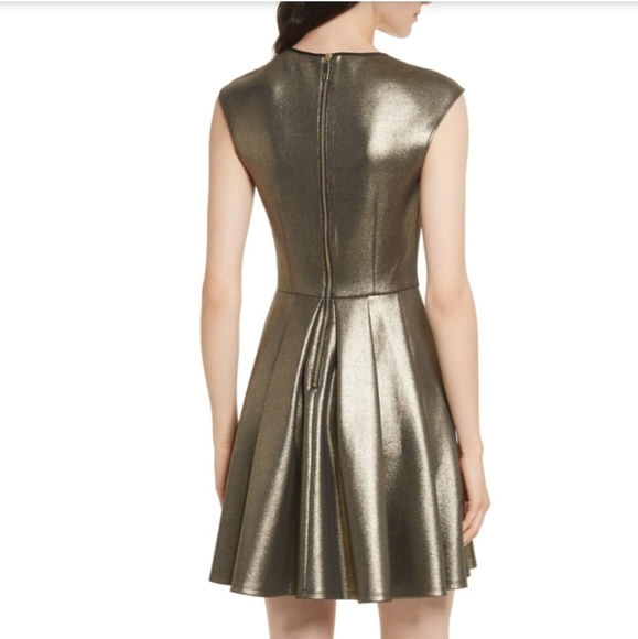 🍒NWT🍒 TED BAKER BEJEWELED FIT & FLARE DRE - Picture 9 of 11